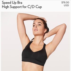 Lululemon Speed Up Bra NWT
